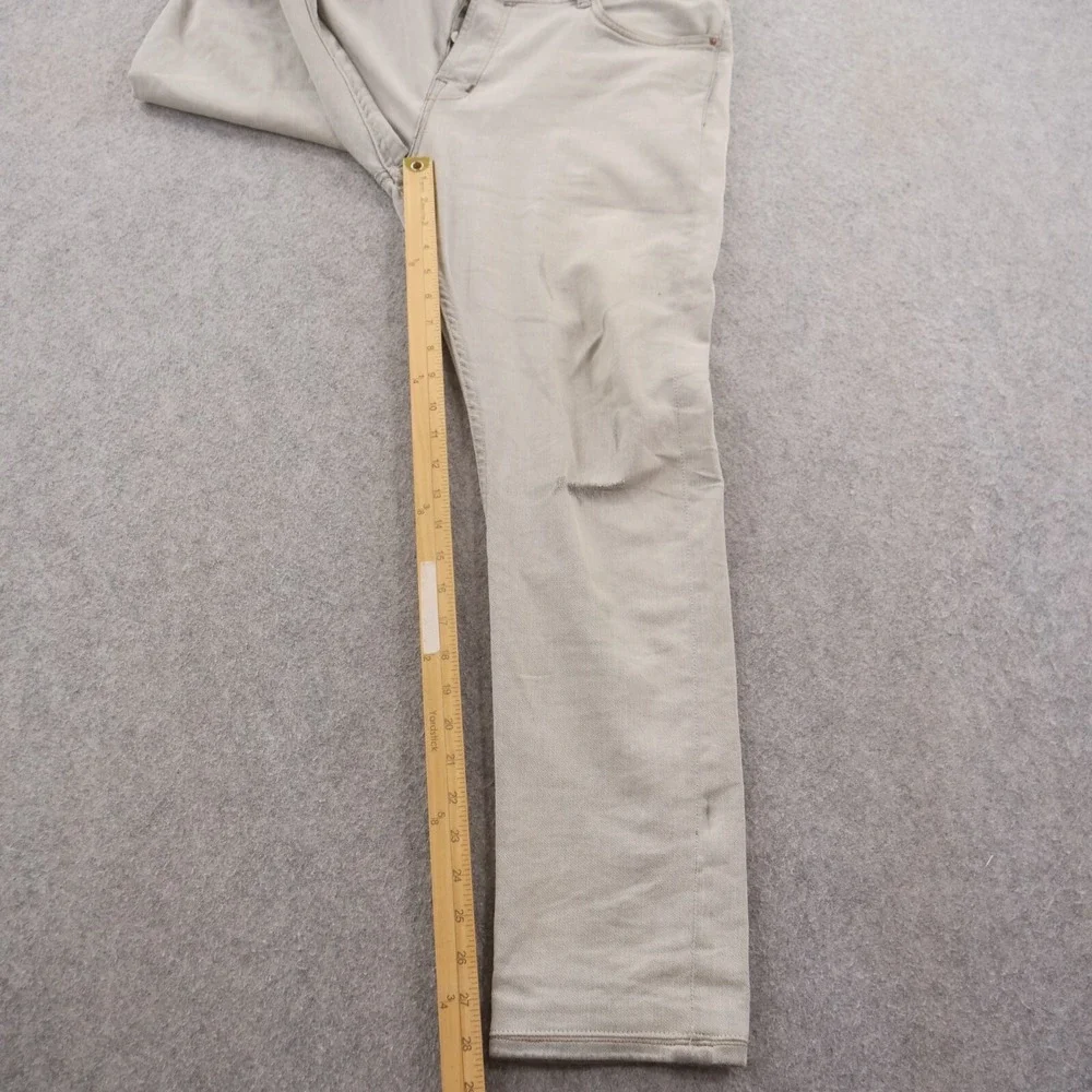 All Saints Jeans Mens 36 Gray Cigarette Slim Straight Mid Rise Button Fly Denim